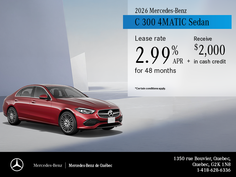 2026 Mercedes-Benz C-Class Sedan