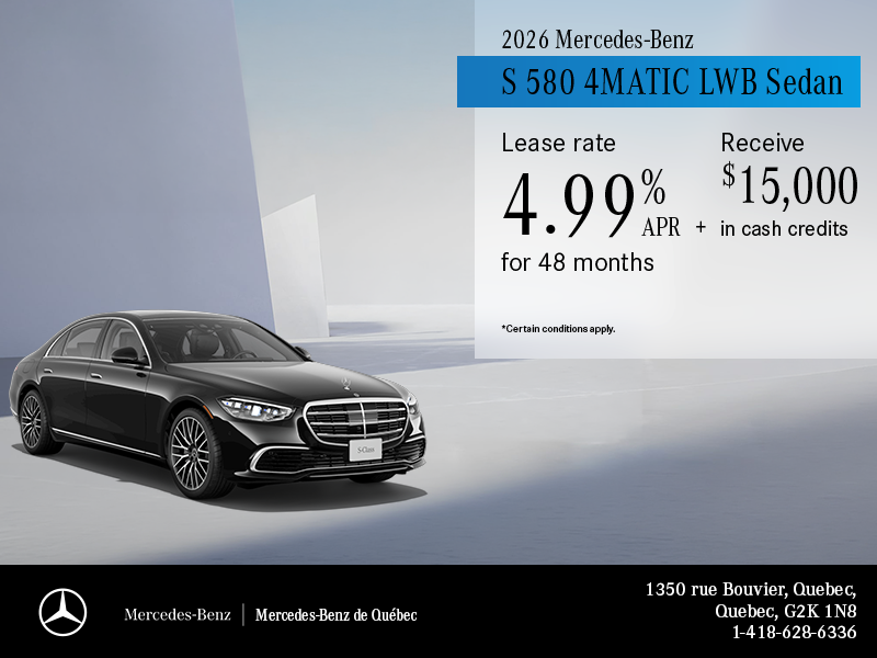 2026 Mercedes-Benz S-Class Sedan