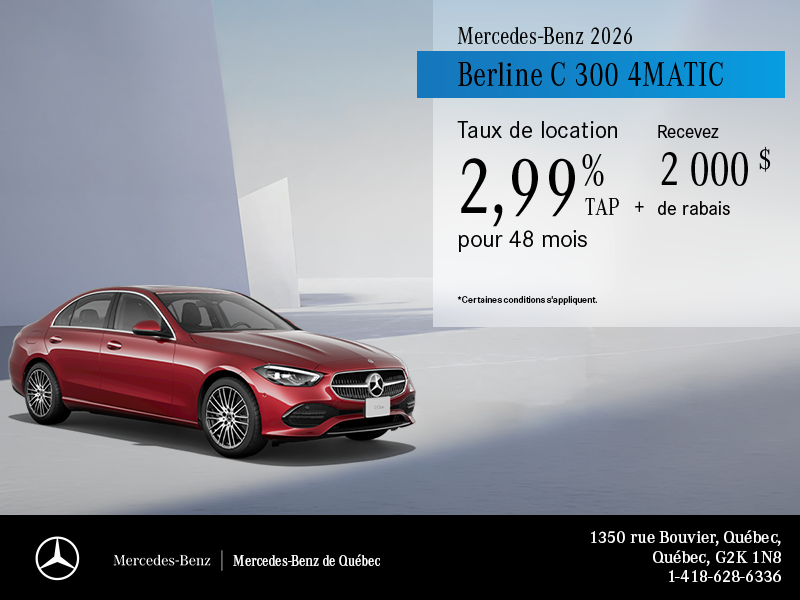 Mercedes-Benz C-Class Sedan 2026