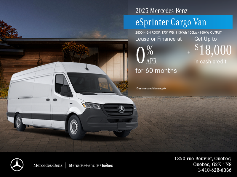 2025 eSprinter Cargo Van