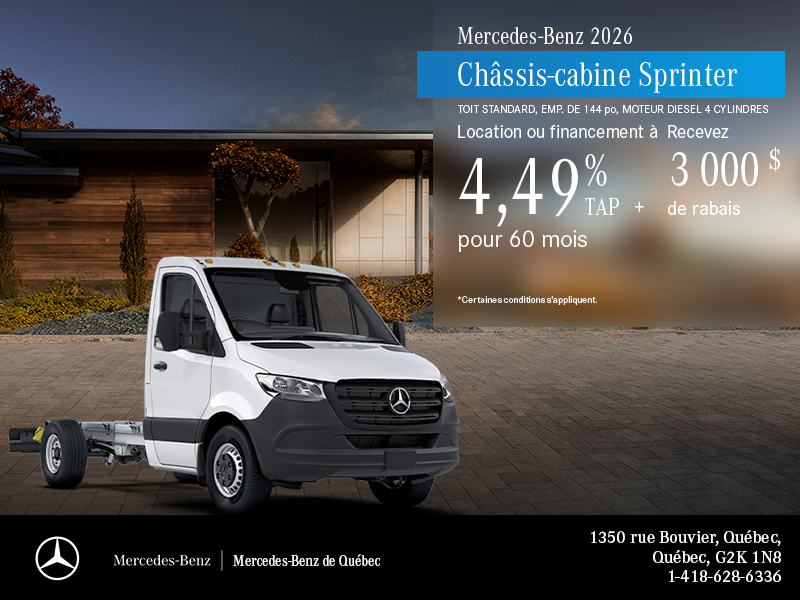 Châssis-Cabine Sprinter 2026