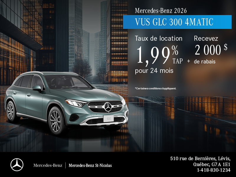 VUS GLC 300 4MATIC 2026