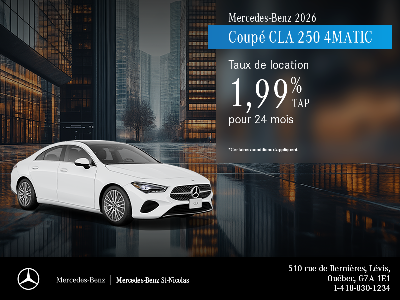 Coupé CLA 250 4MATIC 2026