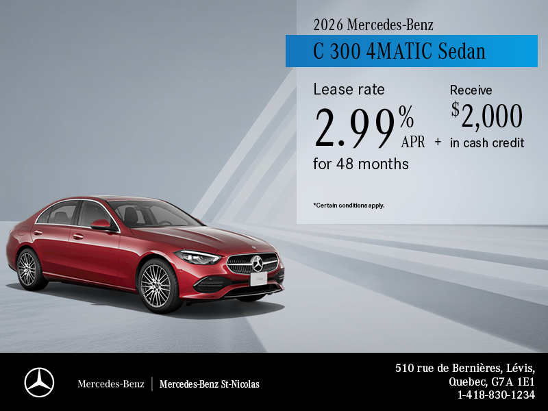 2026 C 300 4Matic Sedan