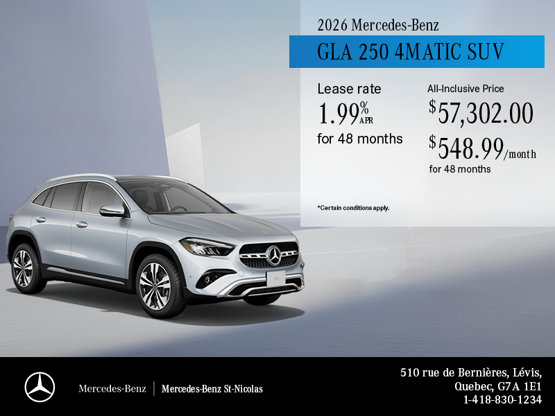 2026 Mercedes-Benz GLA
