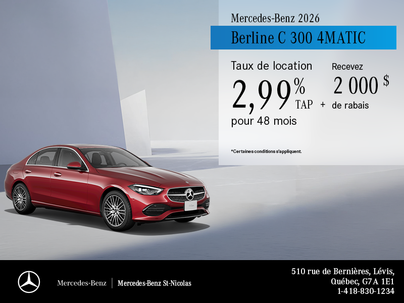 Mercedes-Benz C-Class Sedan 2026