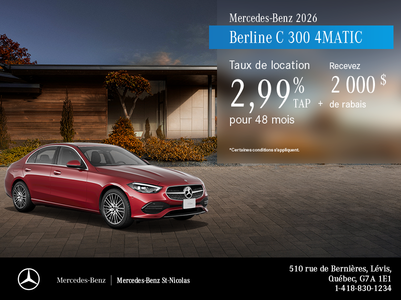 Mercedes-Benz C-Class Sedan 2026