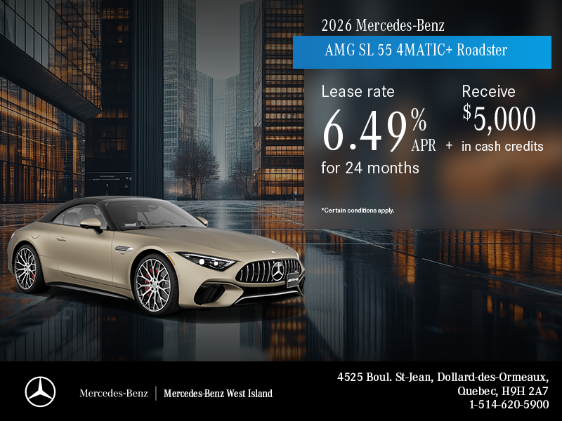 2026 AMG SL 55 4MATIC+ Roadster