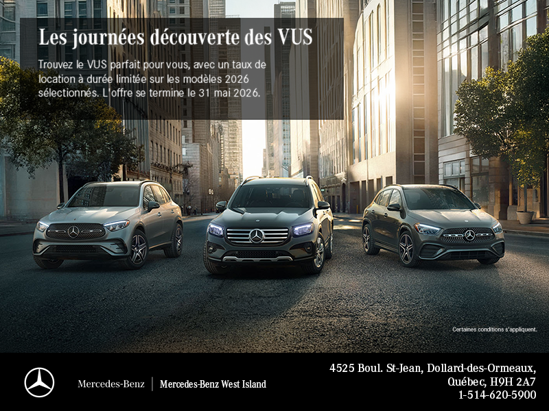 L'événement mensuel de Mercedes-Benz.