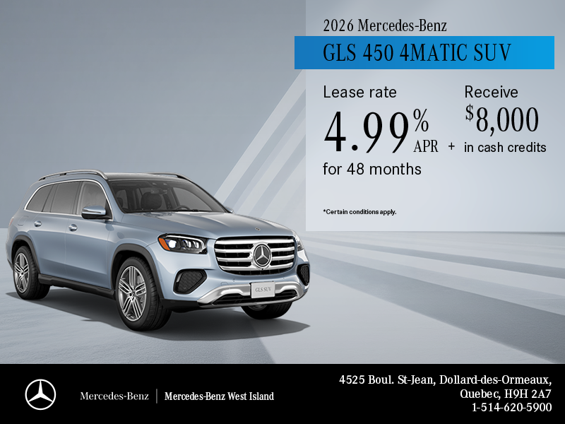 2026 GLS 450 4MATIC SUV