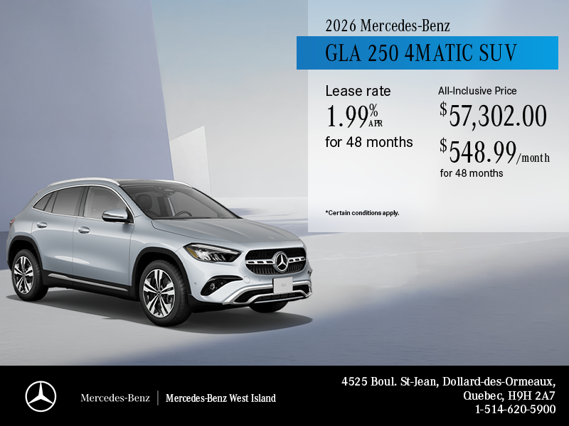 2026 Mercedes-Benz GLA