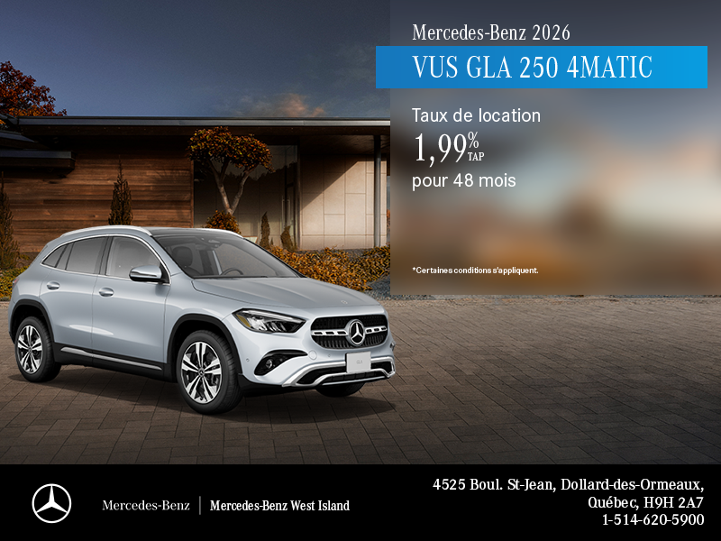 Mercedes-Benz GLA 2026.