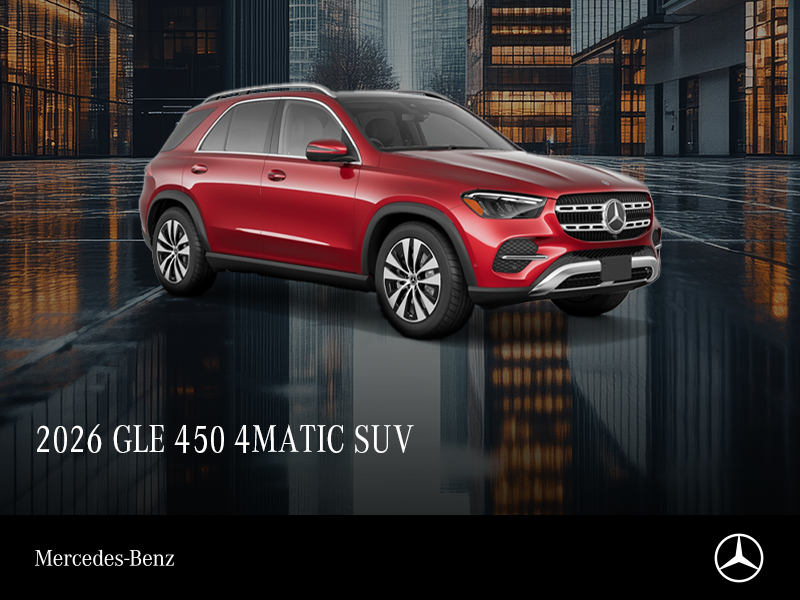 Mercedes-Benz Oakville | 2026 GLE : 24-month Lease at 3.99%