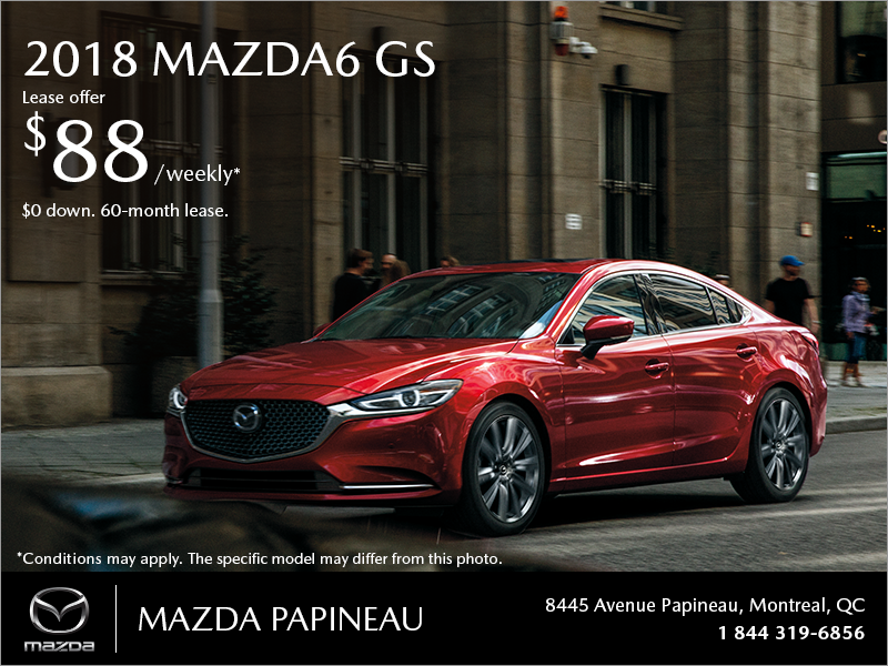 Get the 2018 Mazda6!