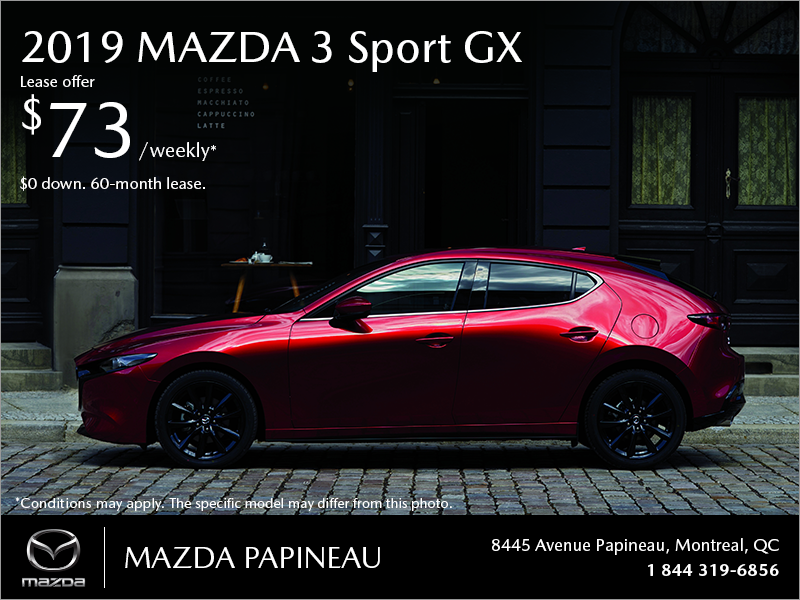 Get the 2019 Mazda3 Sport!