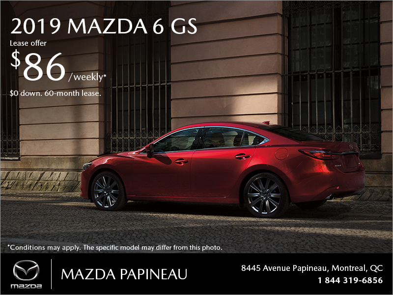 Get the 2019 Mazda6!