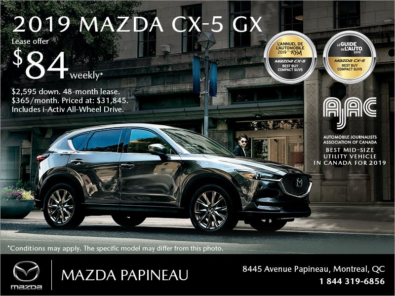 Get the 2019 Mazda CX-5!