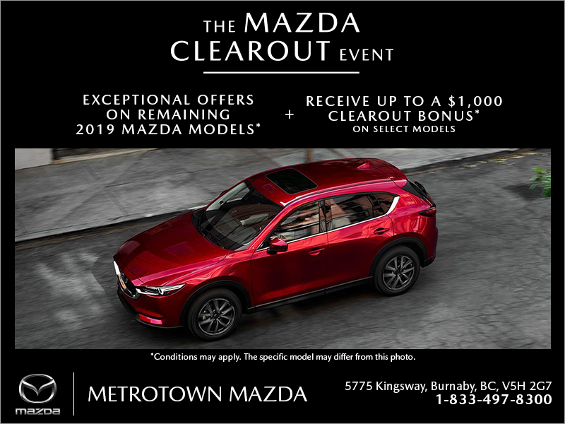 The Mazda Clearout Event