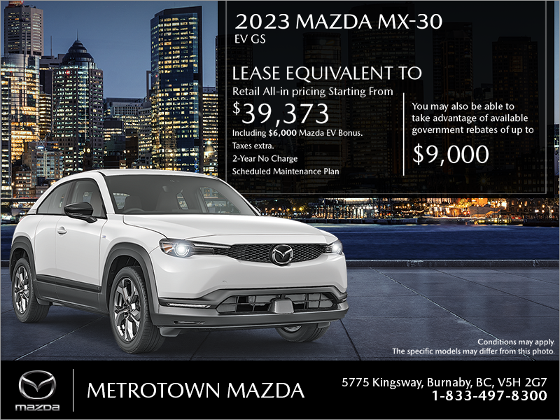 Get the 2023 Mazda MX-30 EV