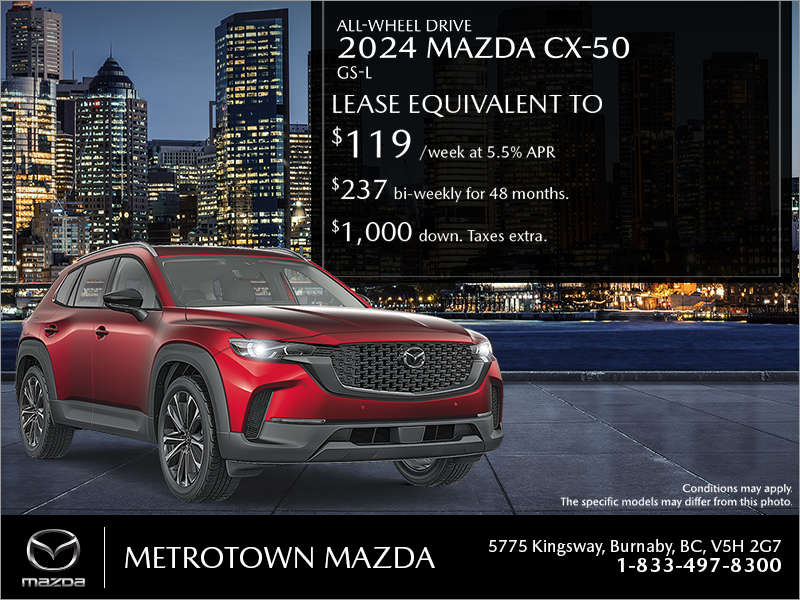 Get the 2024 Mazda CX-50