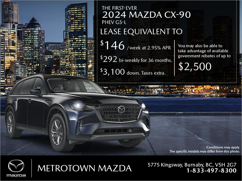 Get the 2024 Mazda CX-90 PHEV