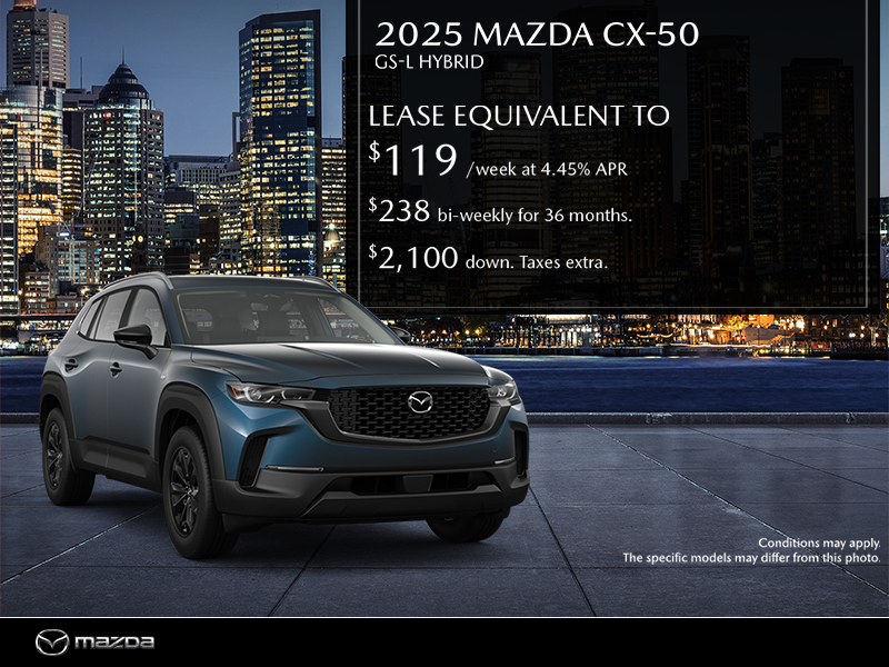 Get the 2025 Mazda CX-50 Hybrid