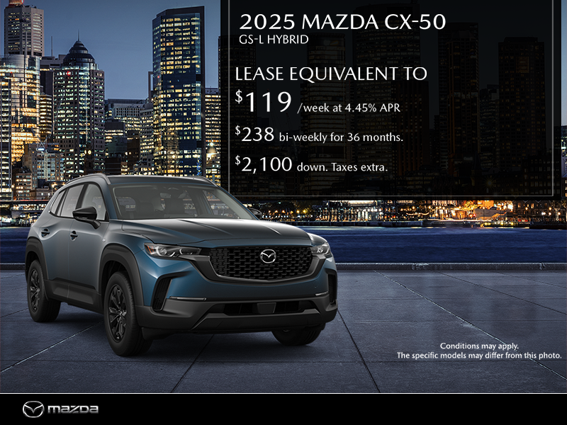 Get the 2025 Mazda CX-50 Hybrid