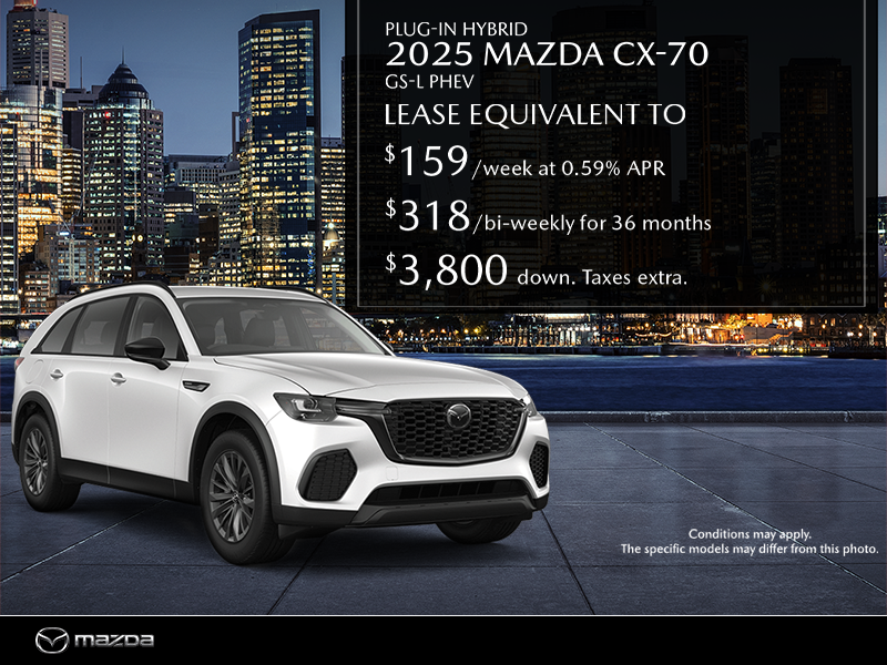 Get the 2025 Mazda CX-70 PHEV