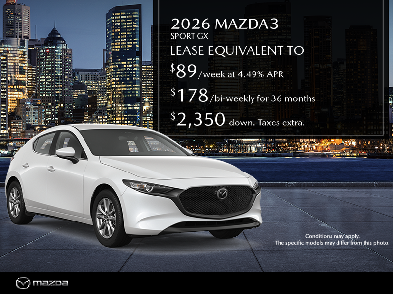 Get the 2026 Mazda3 Sport