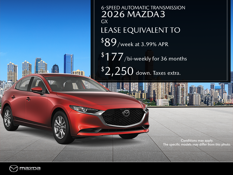 Get the 2026 Mazda3