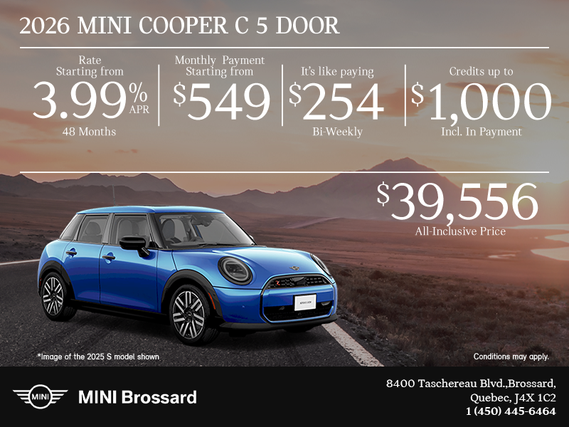 2026 MINI 5 door C Premier