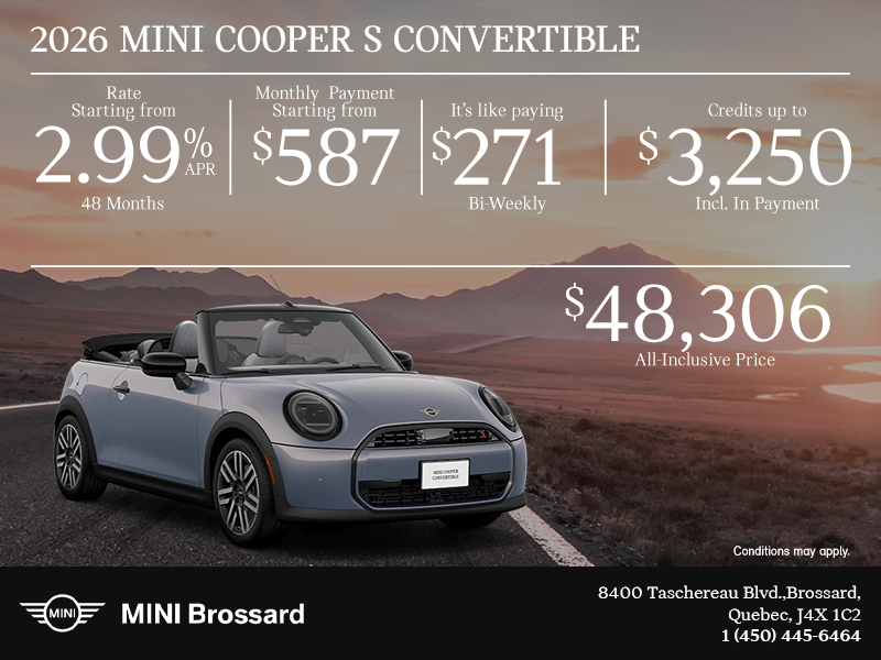2026 MINI Convertible S Premier