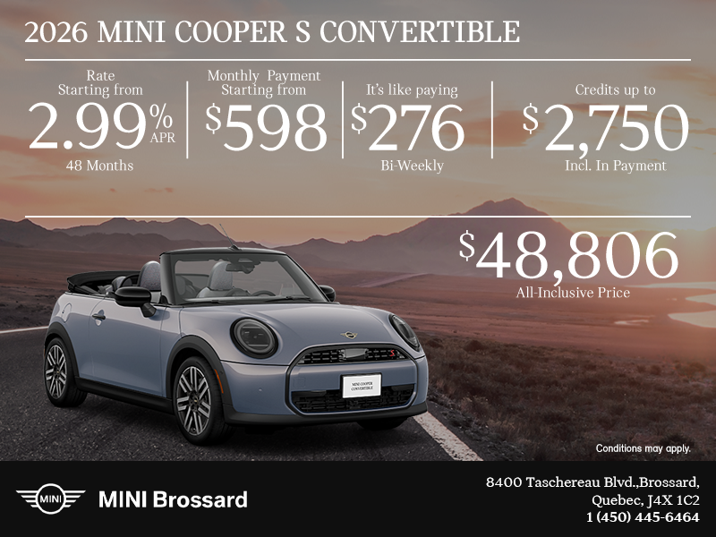 2026 MINI Convertible S Premier