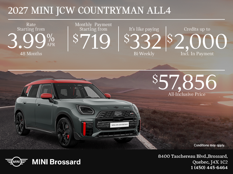 2027 MINI Countryman JCW
