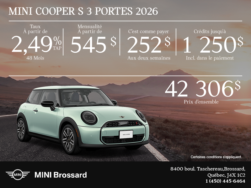 MINI 3 Doors 2026 S Premier
