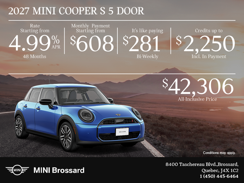 2027 MINI 5 door S