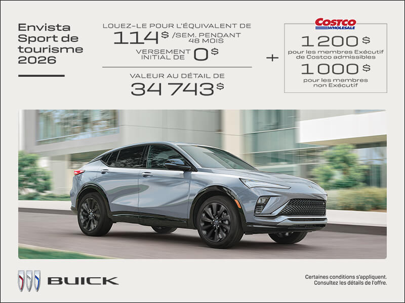 Procurez-vous la Buick Envista 2026