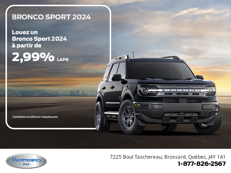 Ford Bronco Sport 2024