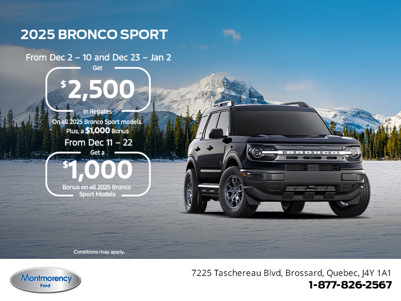 2025 Ford Bronco Sport