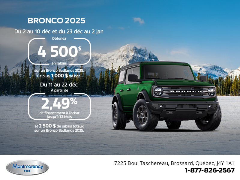 Ford Bronco 2025