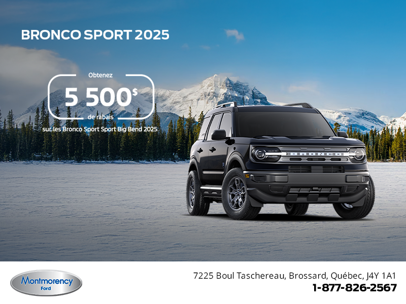 Ford Bronco Sport 2025