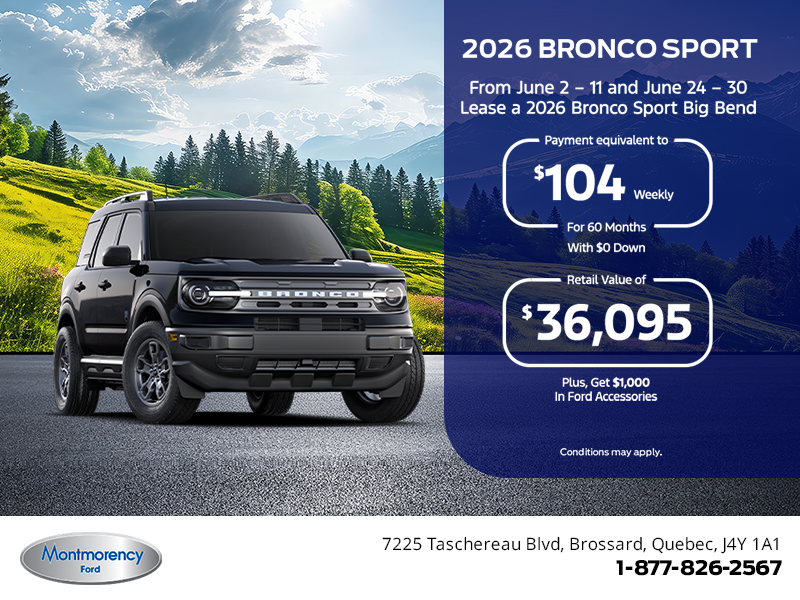 2026 Ford Bronco Sport