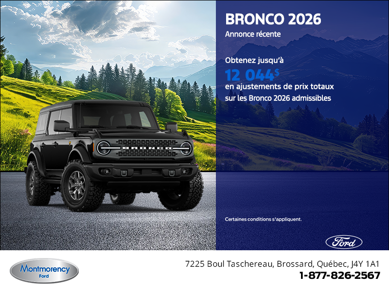 Ford Bronco 4 doors 2026