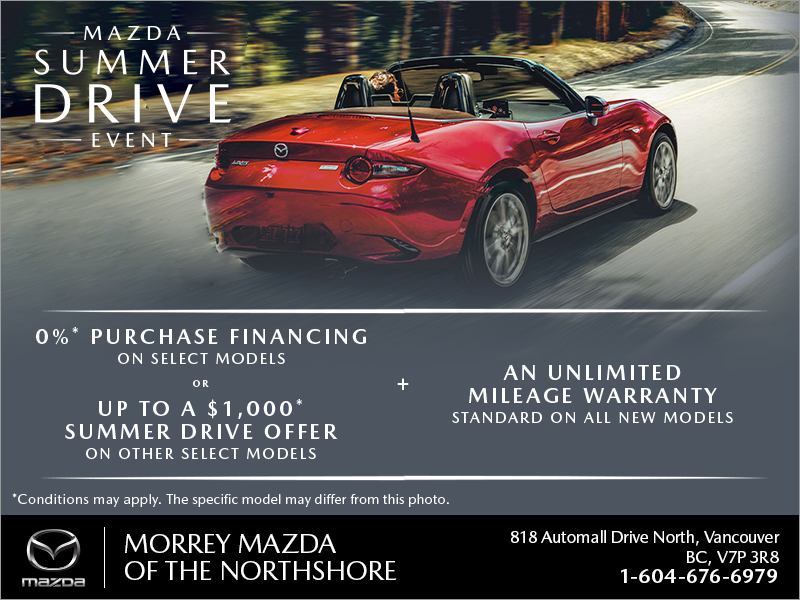 The Mazda Summer Drive Event