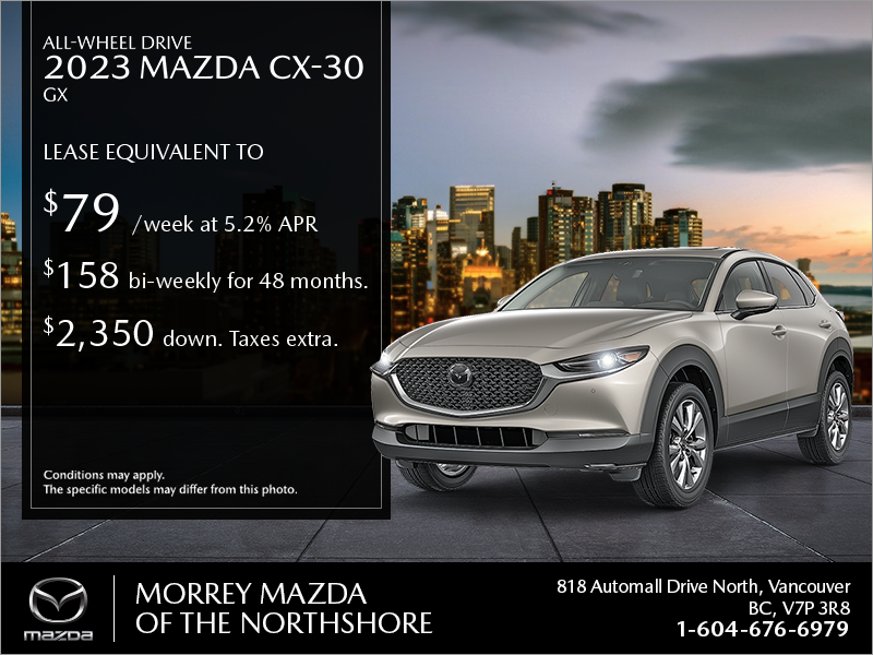 Get the 2023 Mazda CX-30 today!