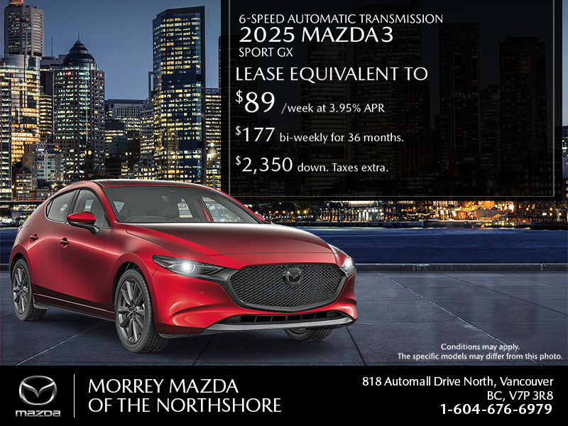 Get the 2025 Mazda 3 Sport