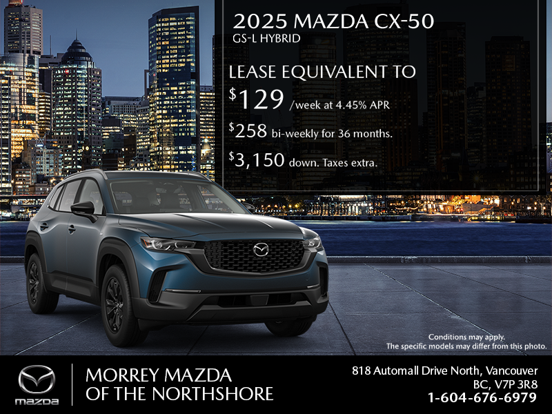 Get the 2025 Mazda CX-50 Hybrid