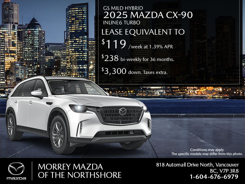 Get the 2025 Mazda CX-90 MHEV