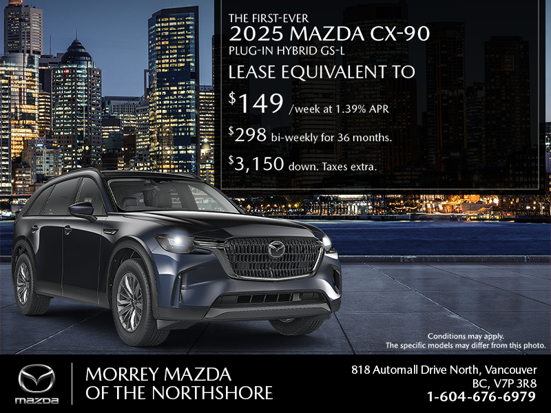 Get the 2025 Mazda CX-90 PHEV