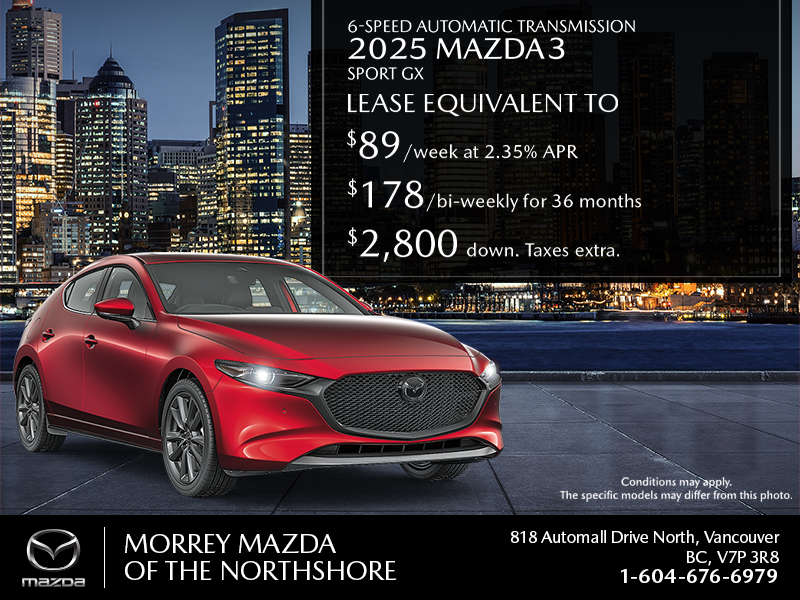 Get the 2025 Mazda 3 Sport